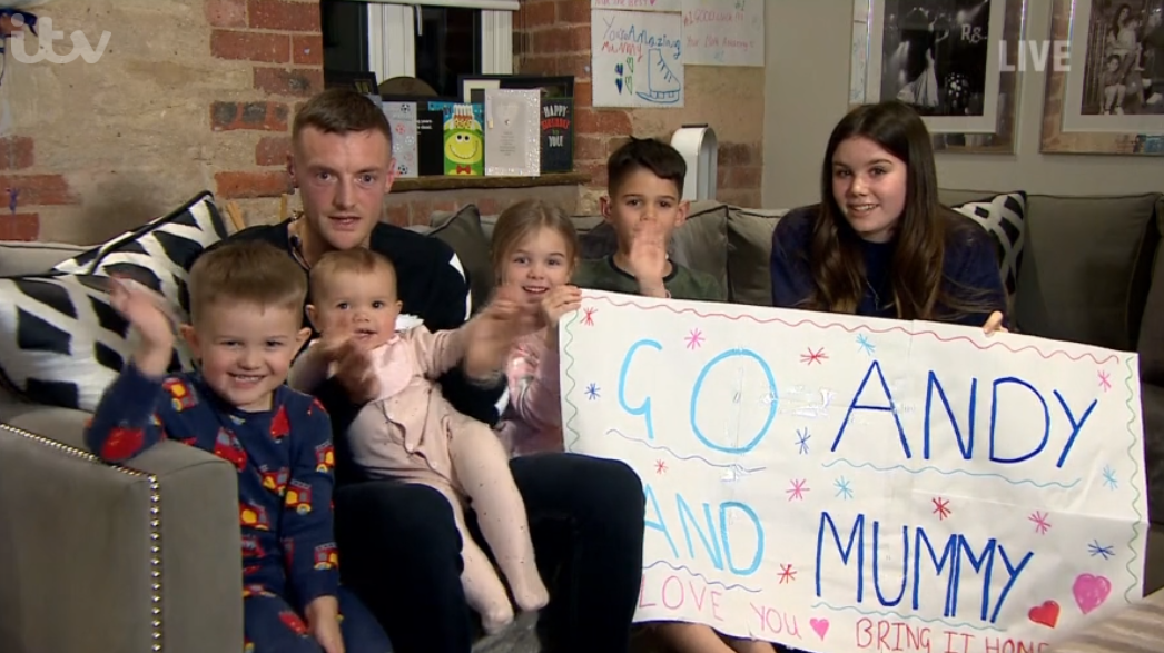 Rebekah Vardy's family on Dancing On ice