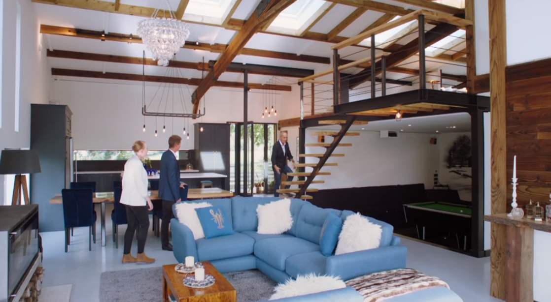 Greg and Georgie's home after the makeover