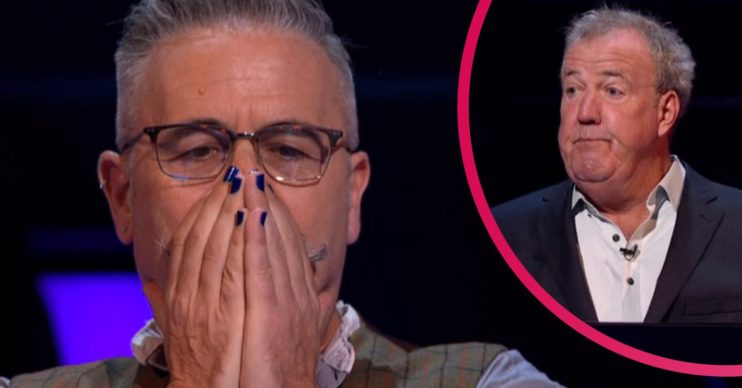 Justin Beattie and Jeremy Clarkson on Who Wants To Be A Millionaire