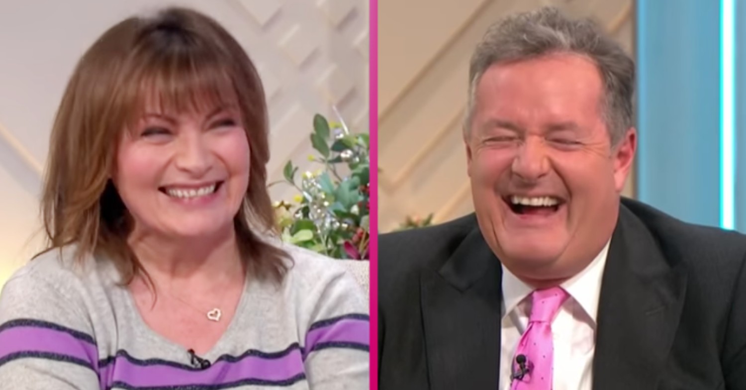 Lorraine Kelly and Piers Morgan
