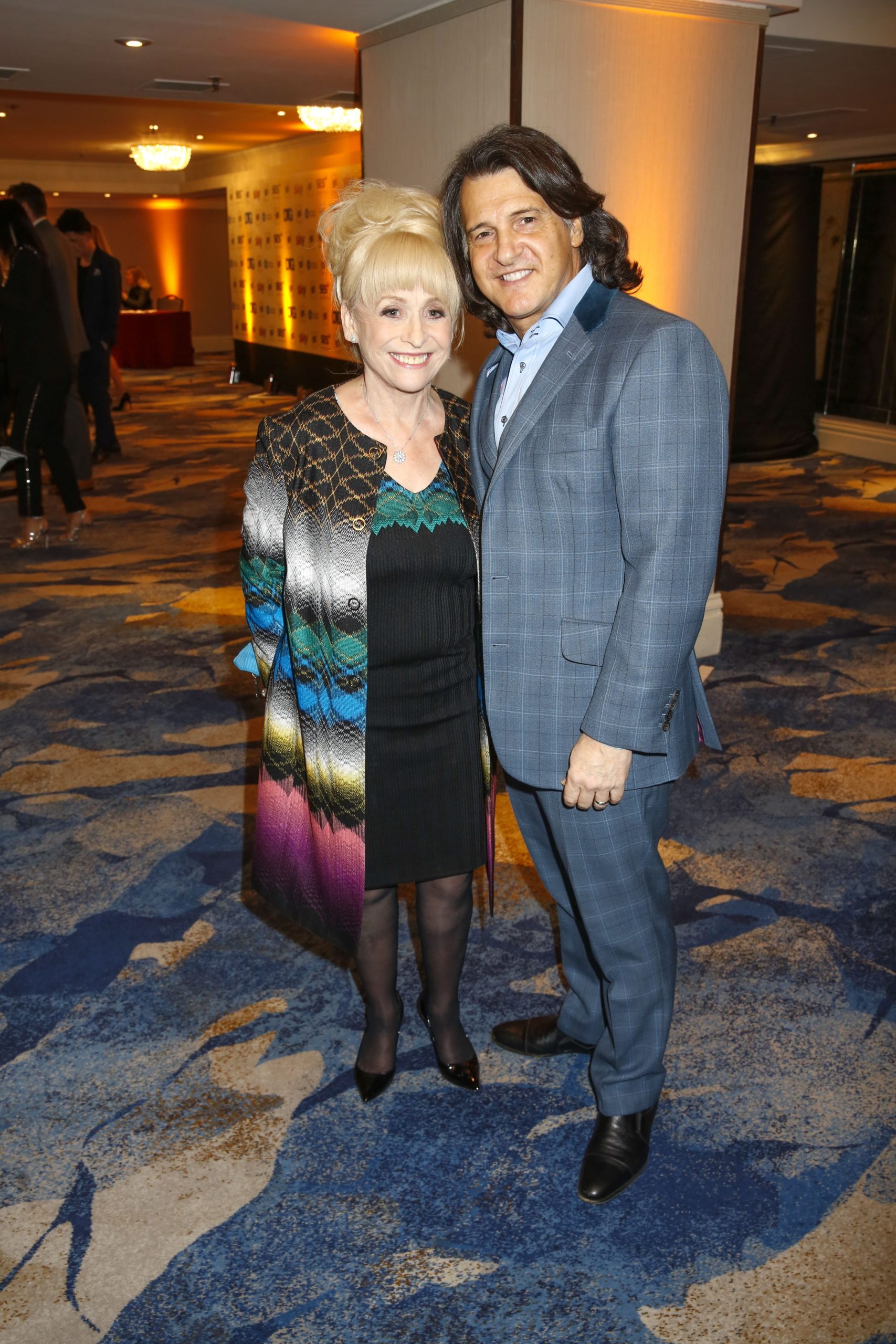 Barbara Windsor and husband Scott Mitchell at an event