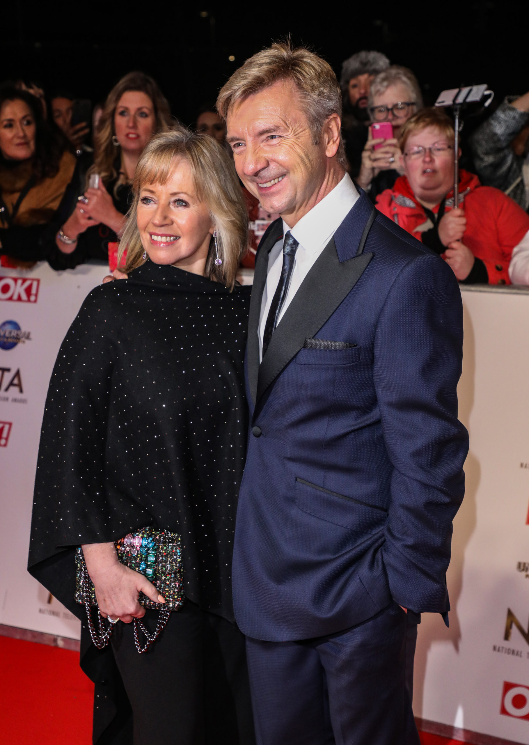 Christopher and his wife Karen Barber at an event