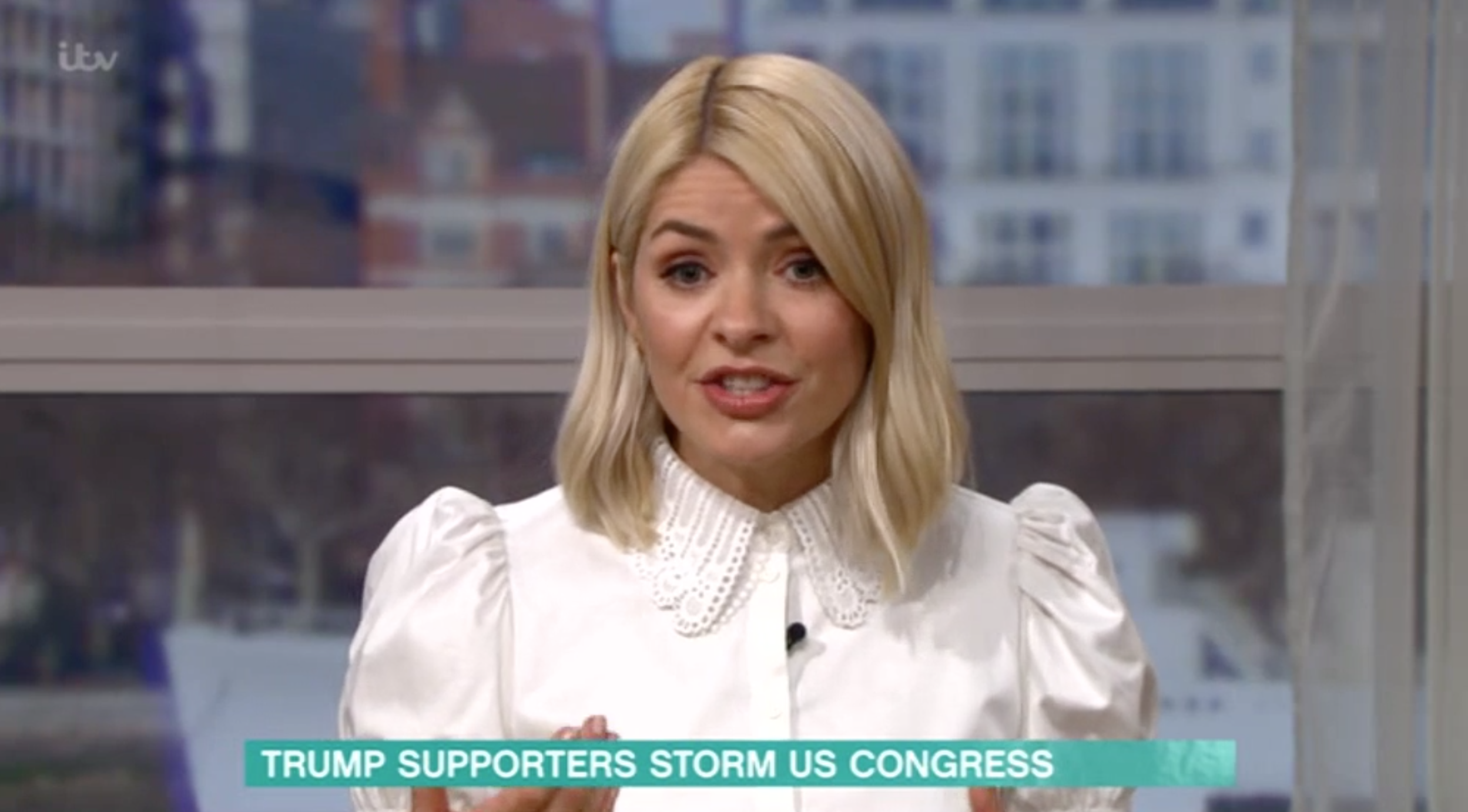 holly fronting this morning