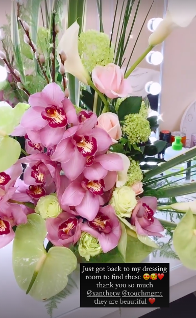 billie faiers' manager sends her flowers