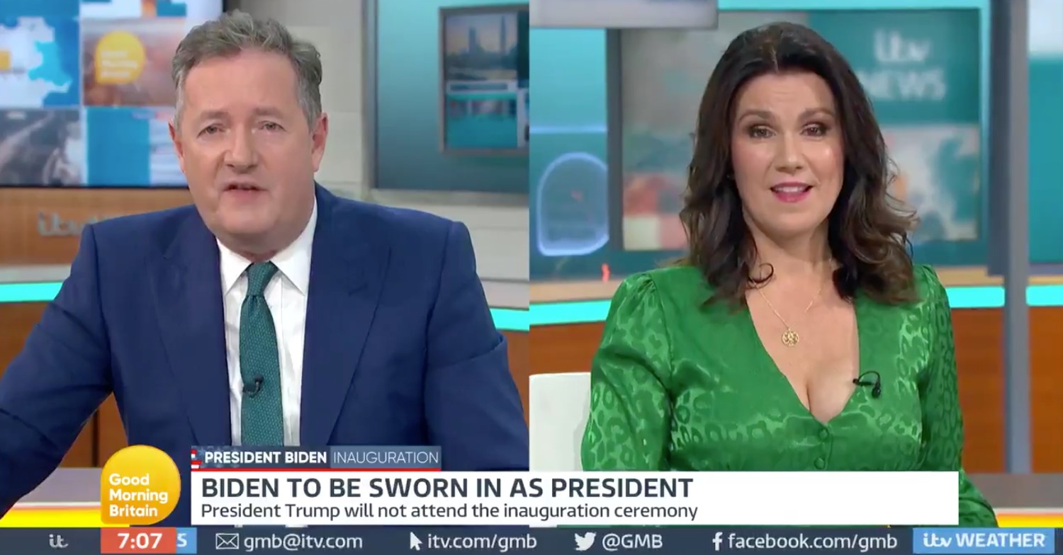 Piers Morgan accused of fat-shaming after he said co-host Susanna Reid has never been heavier