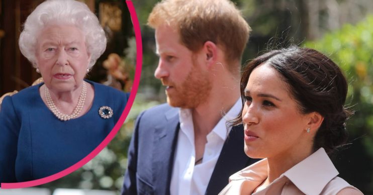The Queen harry Meghan