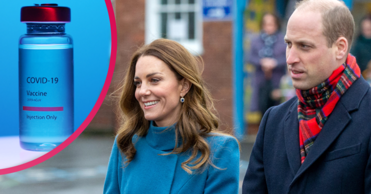 Could Prince William and Kate Middleton receive their jabs live on-camera?