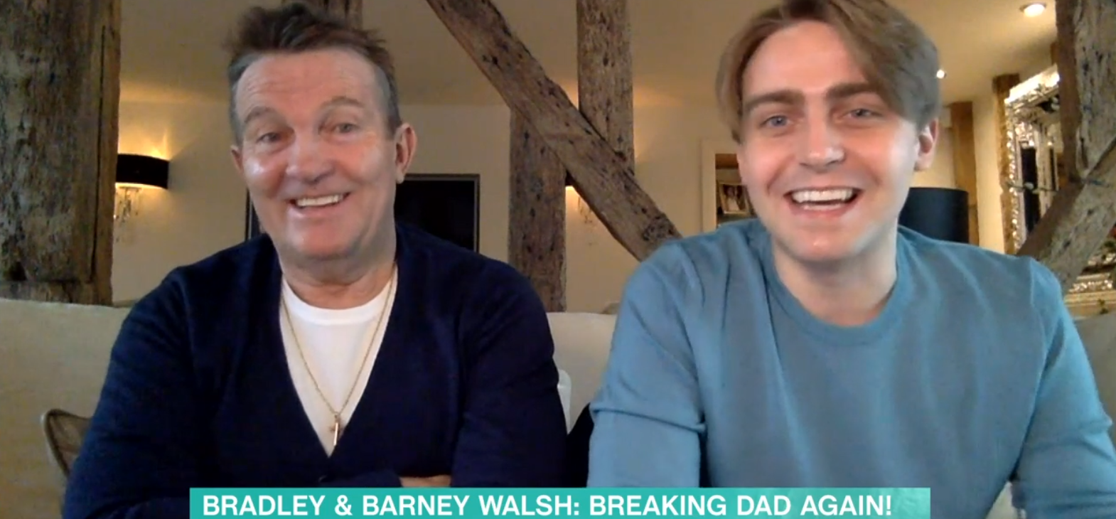 Bradley Walsh and Barney speak about Breaking Dad on This morning