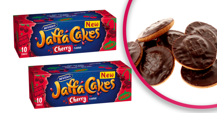 cherry Jaffa cakes