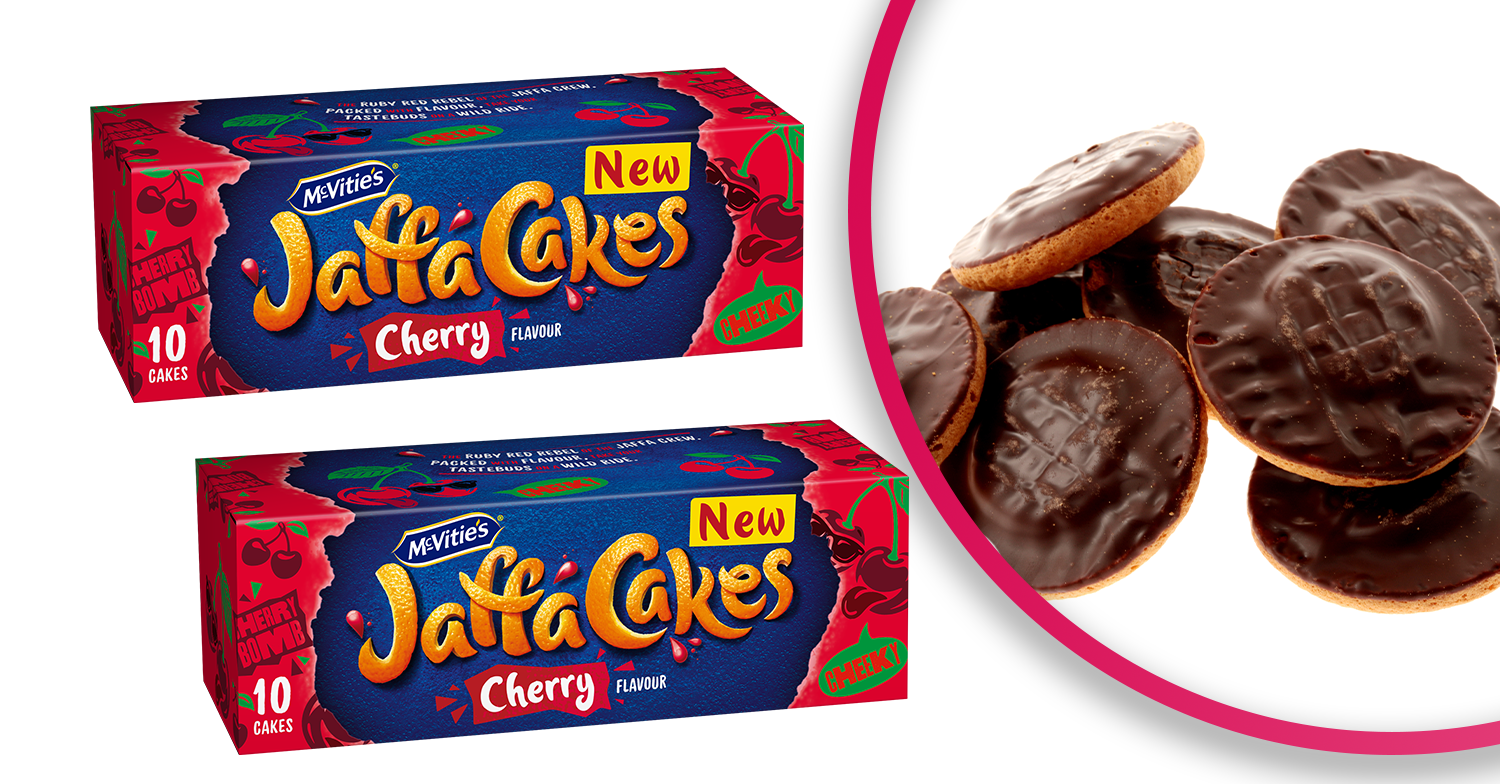 cherry Jaffa cakes
