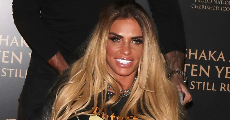 Katie price on the red carpet
