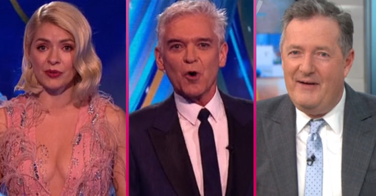 Dancing On Ice Holly and Phil with PIers Morgan