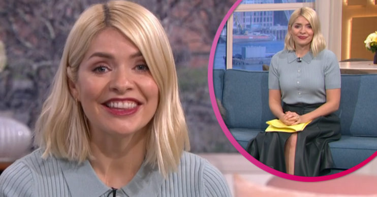 Holly Willoughby outfit on This morning today