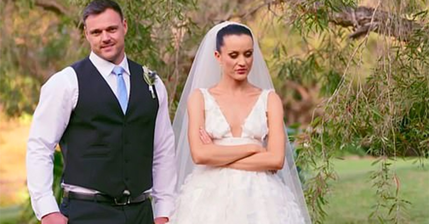 ines wedding day