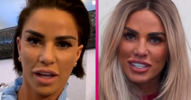 Katie Price shows off short hair on This Morning