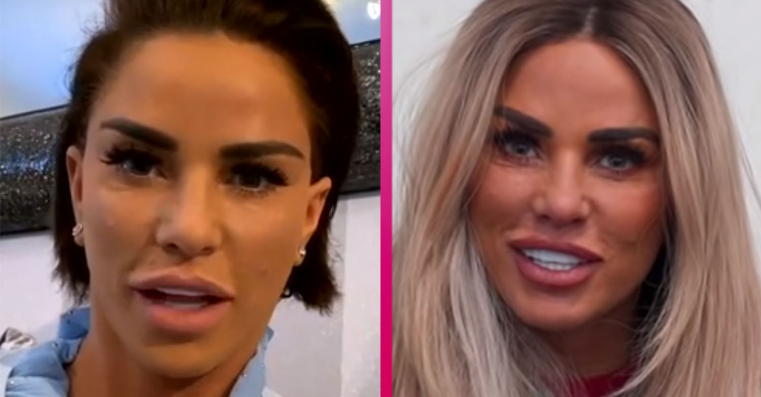 Katie Price shows off short hair on This Morning