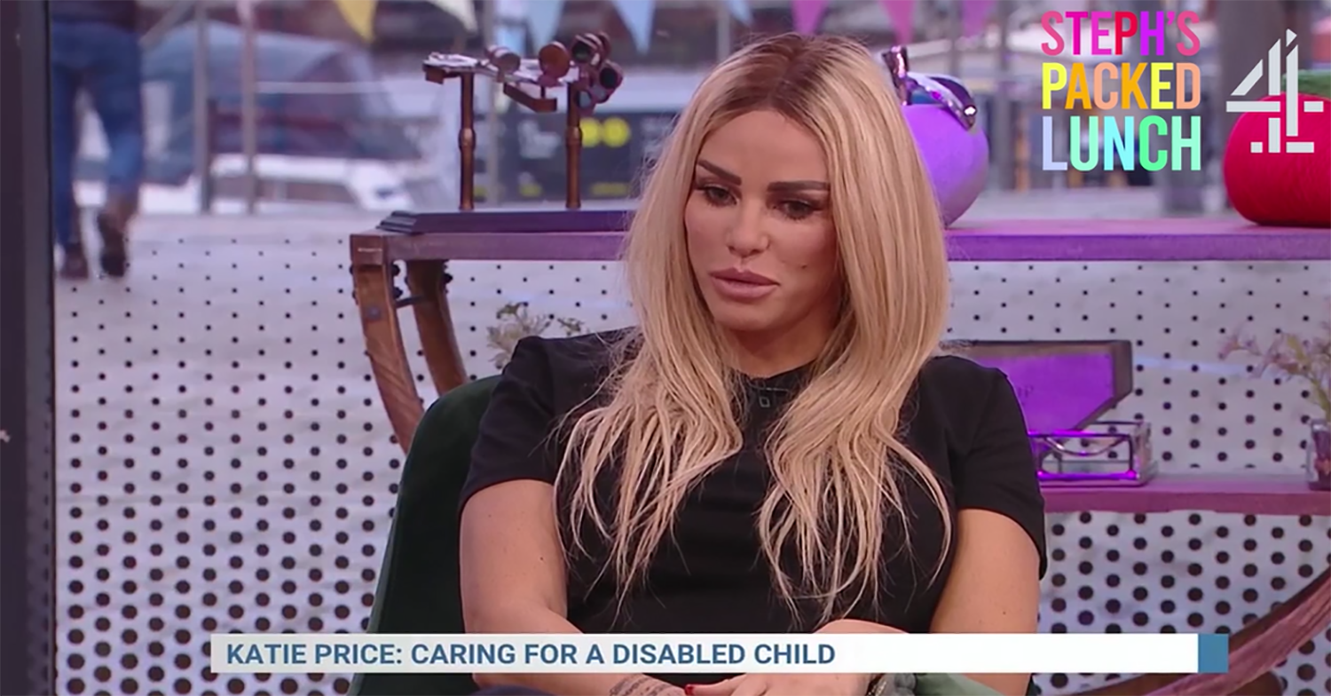 Katie Price on Steph's Packed Lunch