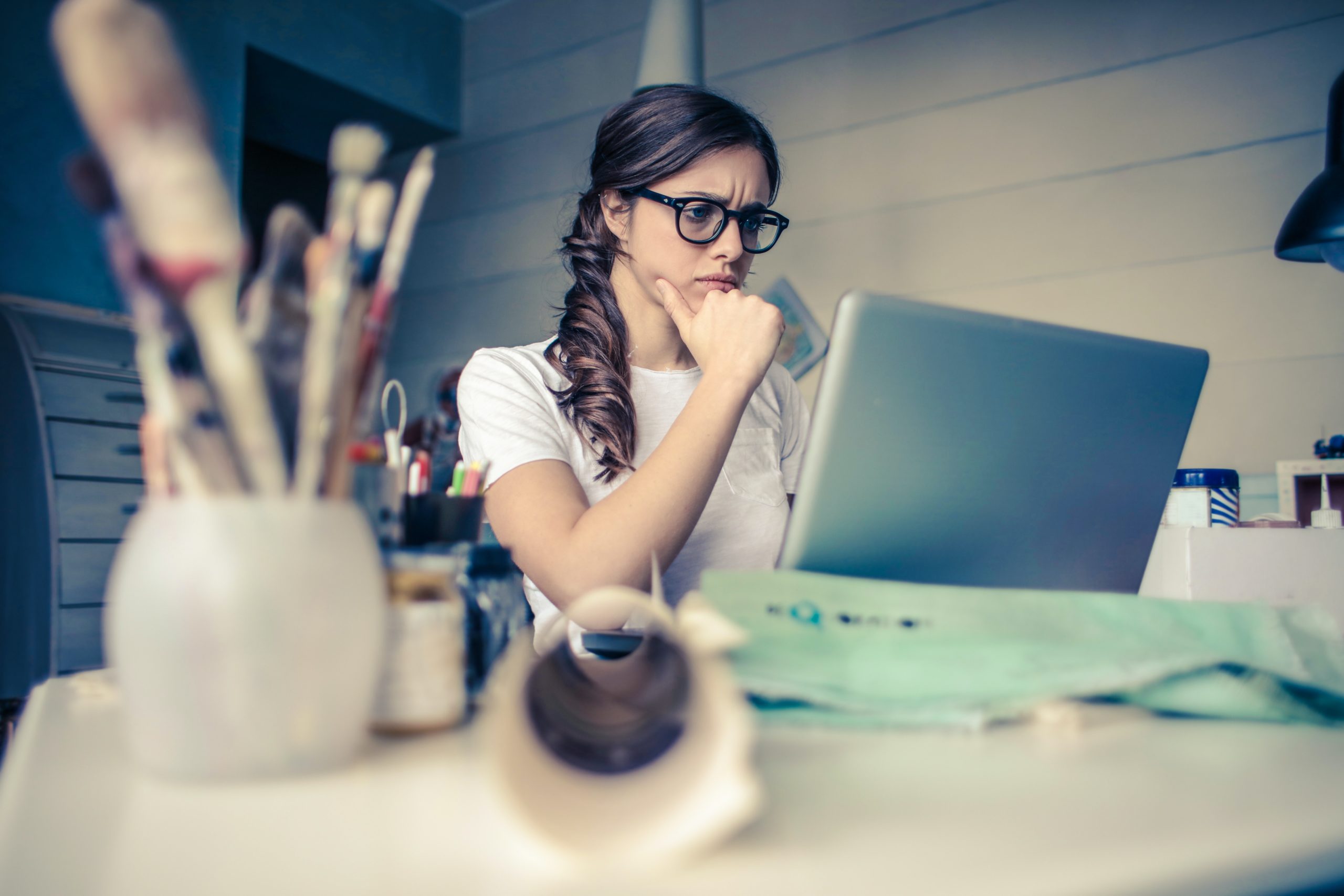 woman at work