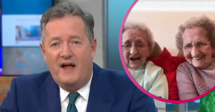 Piers Morgan and Britain's oldest twins
