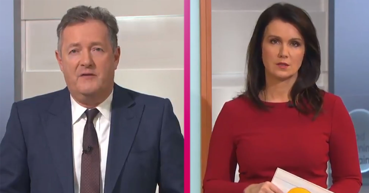 GMB Piers and Susanna today