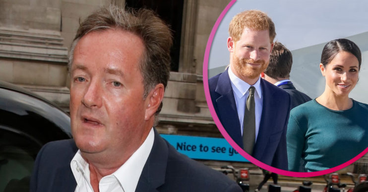 Piers morgan slams Harry and Meghan on twitter