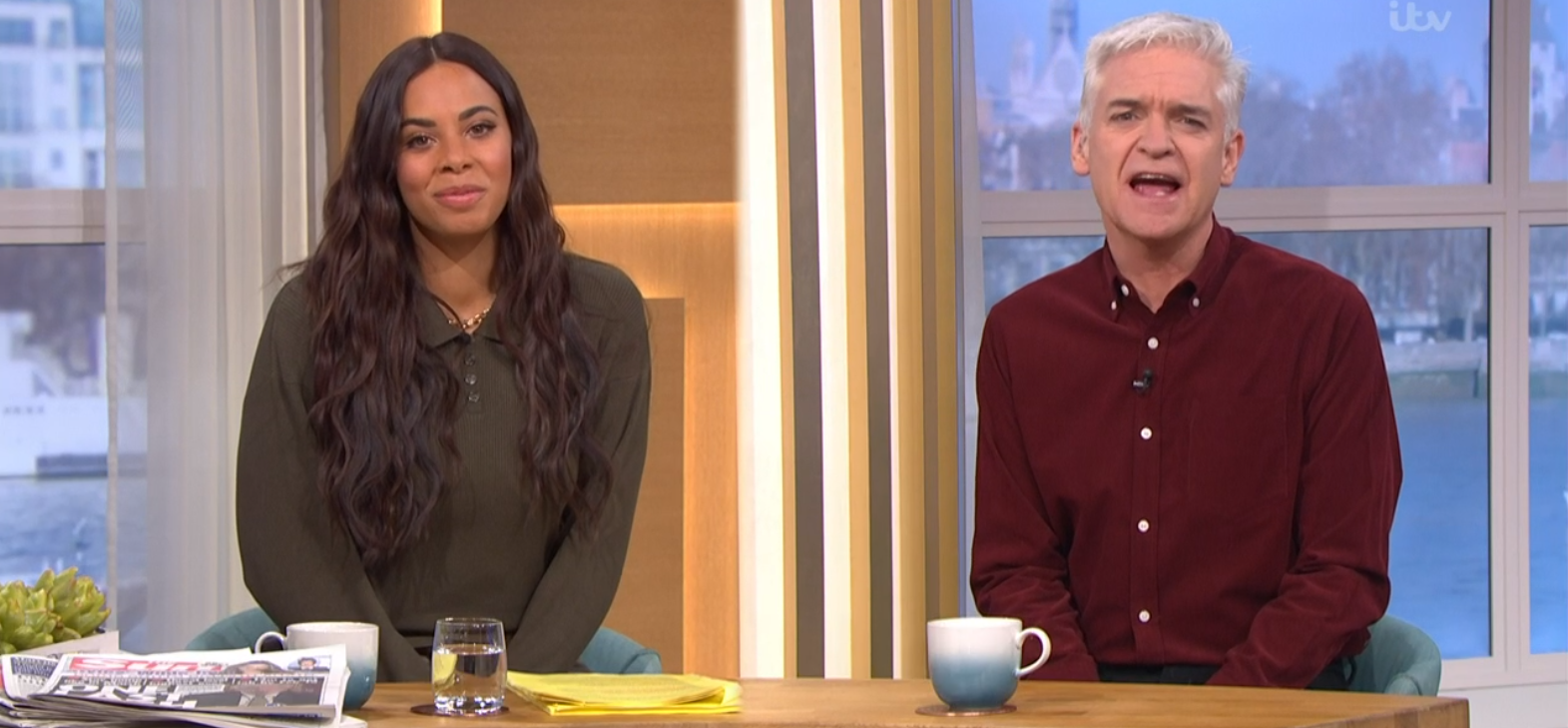 Rochelle Humes and Phillip Schofield on This Morning - When is Holly Willoughby back