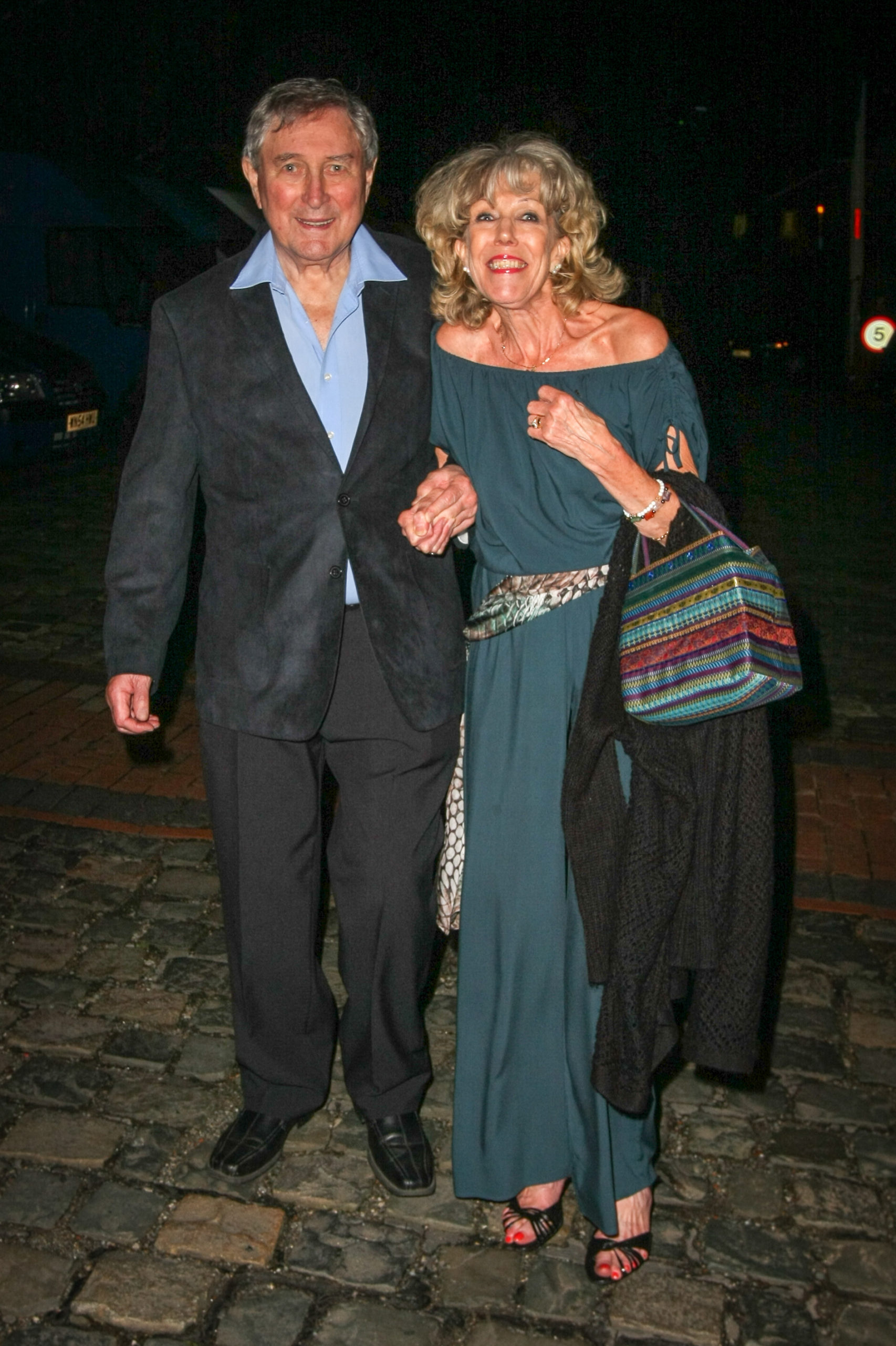 Coronation Street actor Mark Eden and Sue Nicholls