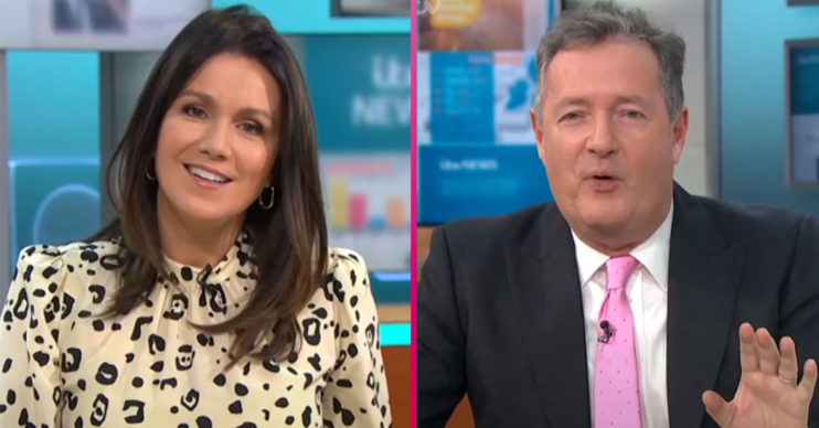 Piers Morgan and Susanna Reid on GMB