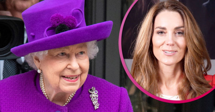 The Queen and Kate Middleton