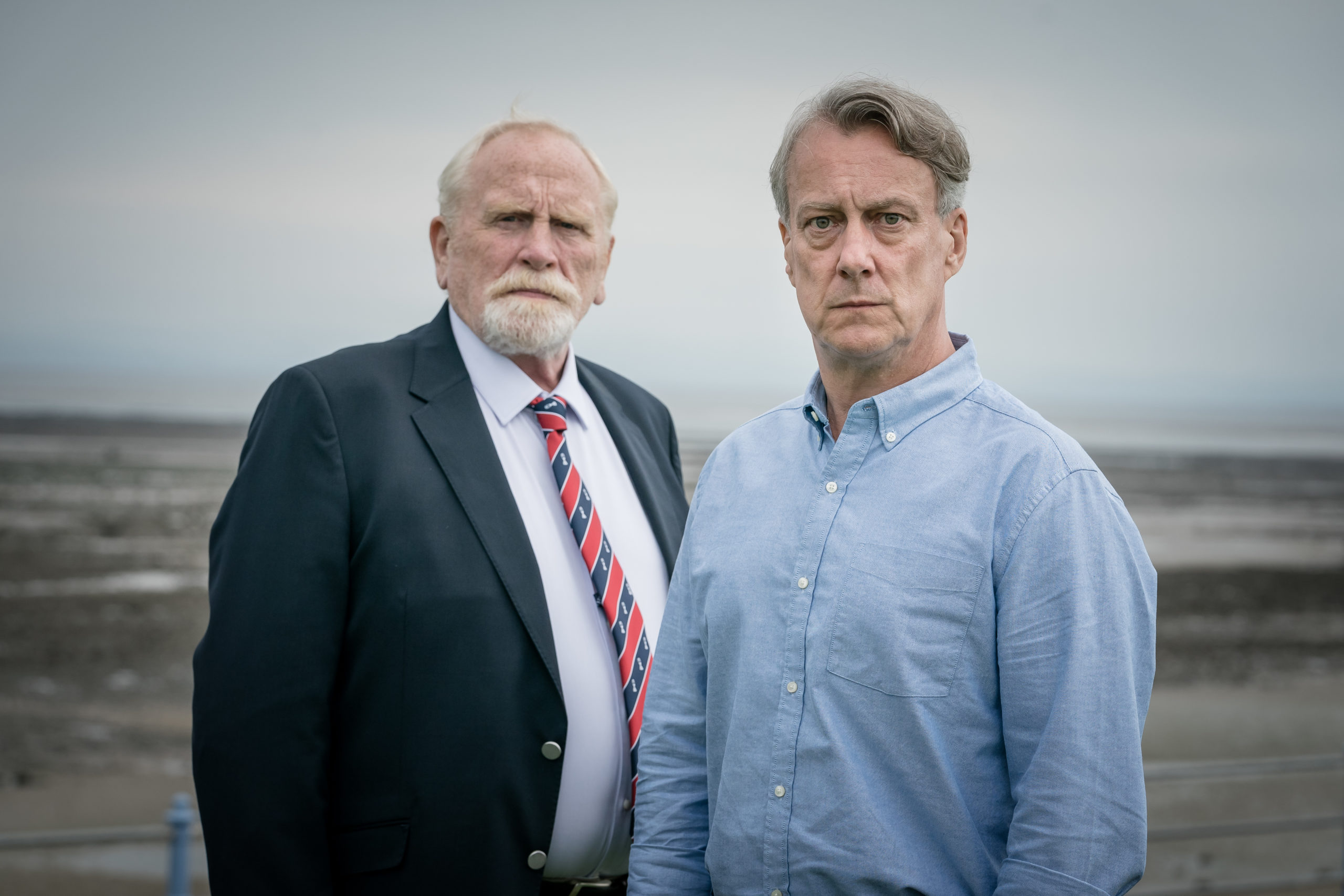 James Cosmo and Stephen Tompkinson in The Bay on ITV