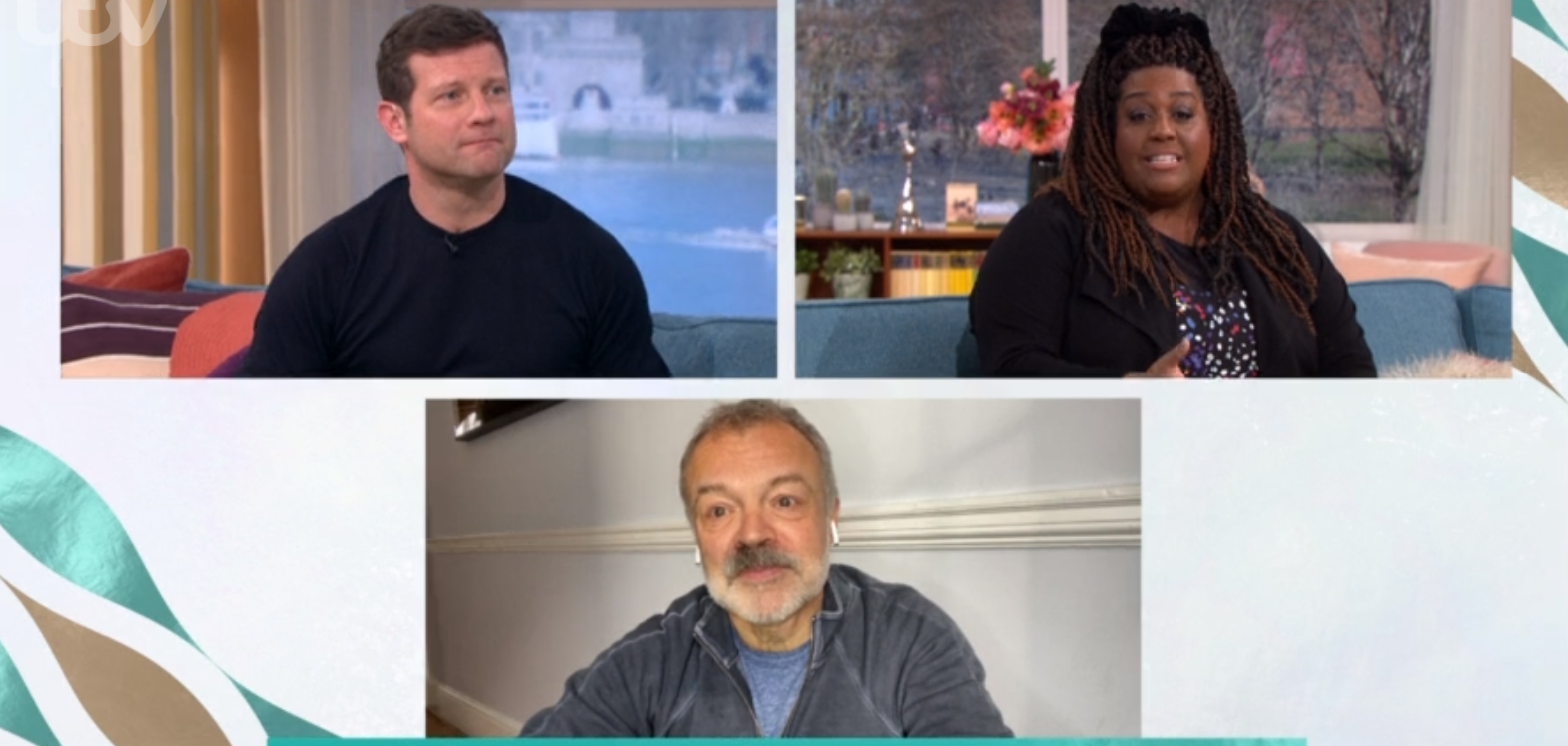 Alison Hammond and Dermot O'Leary on This morning