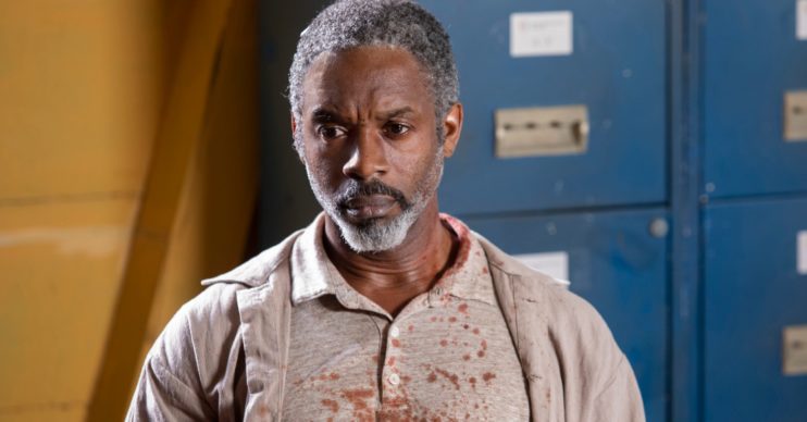 Wil Johnson as Emmet Peterson in Death in Paradise (Credit: BBC One)