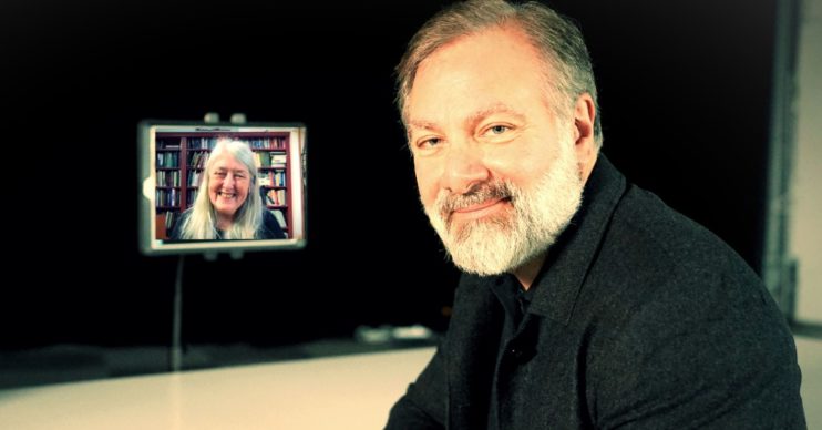 Jed Mercurio appears on Inside Culture with Mary Beard on BBC Two