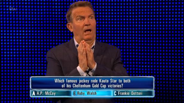 shocked Bradley on the chase