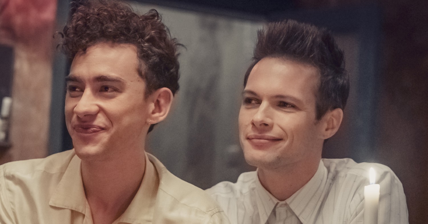 Olly Alexander and Nathaniel Hall in It's a Sin