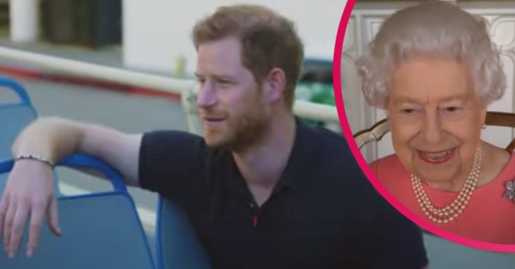prince harry and the queen