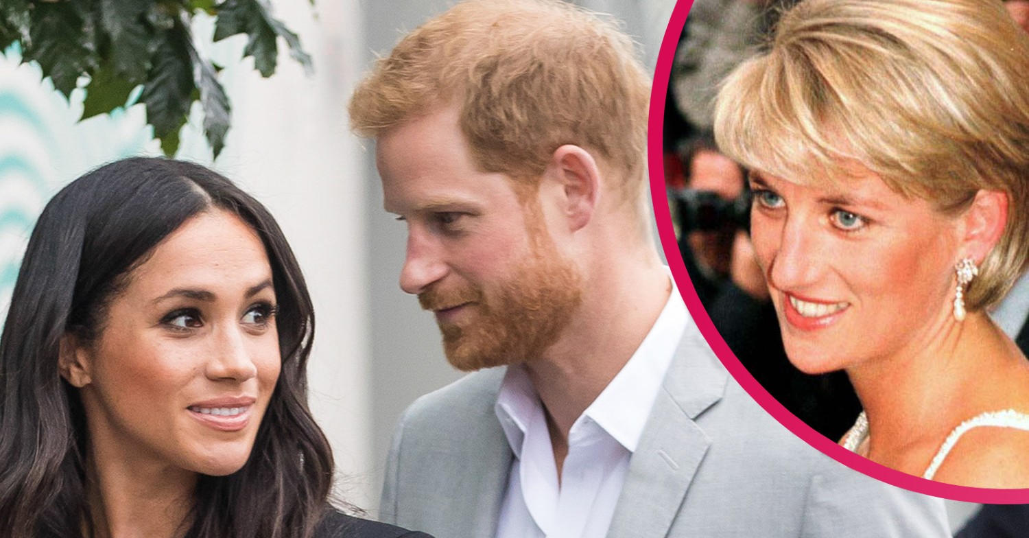 meghan markle and prince harry princess diana