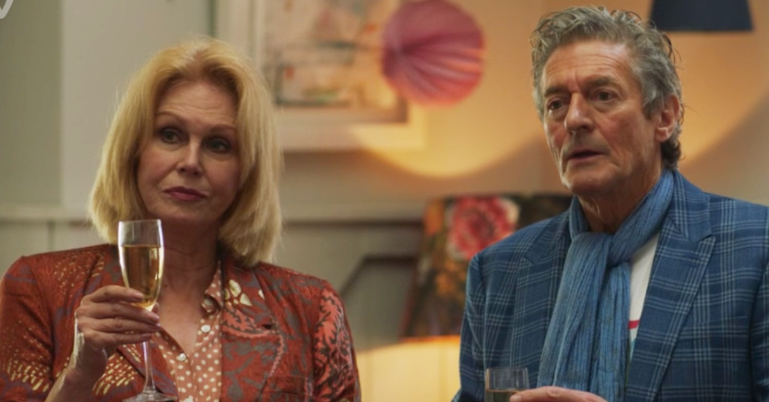 Joanna Lumley and Nigel Havers
