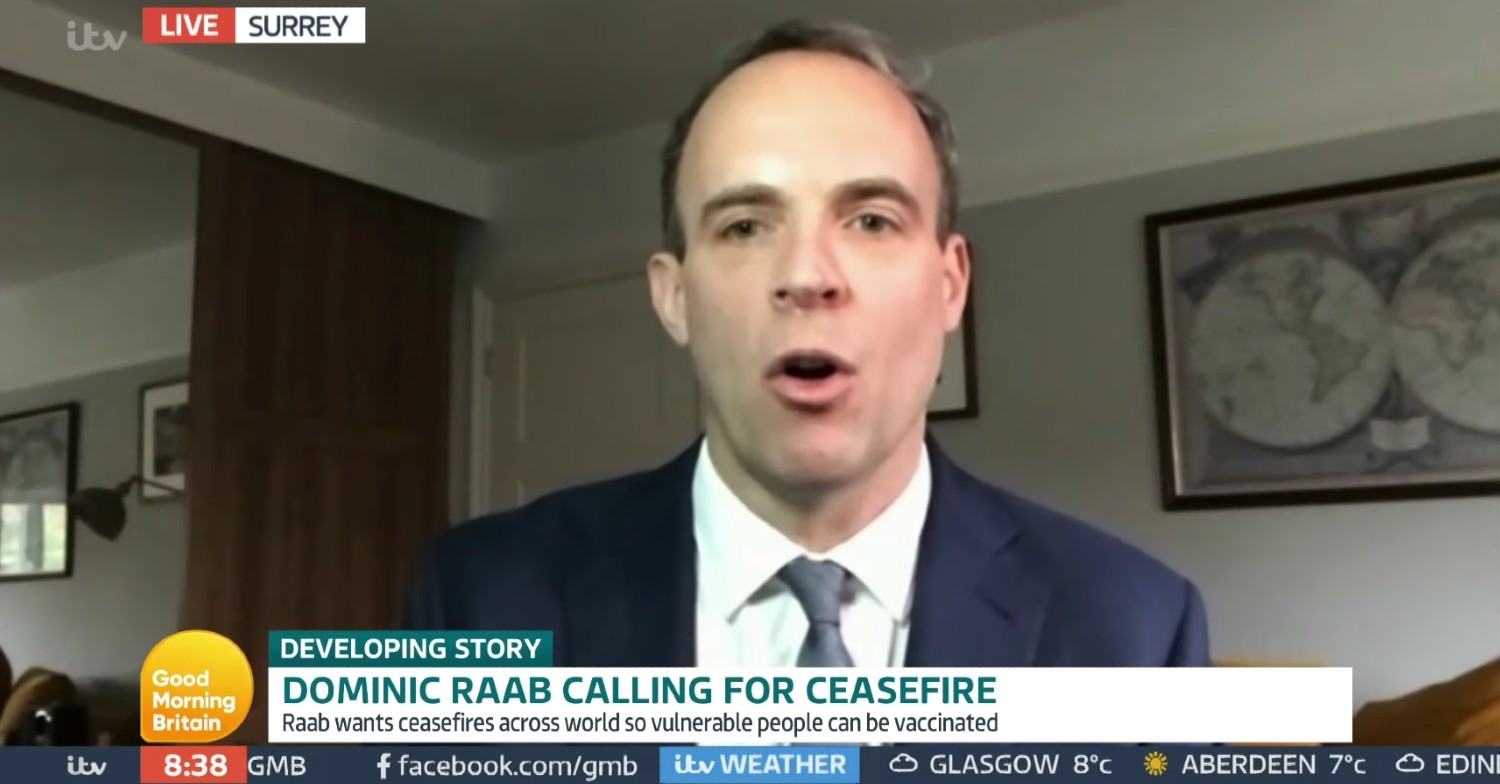 Dominic Raab on Good Morning Britain