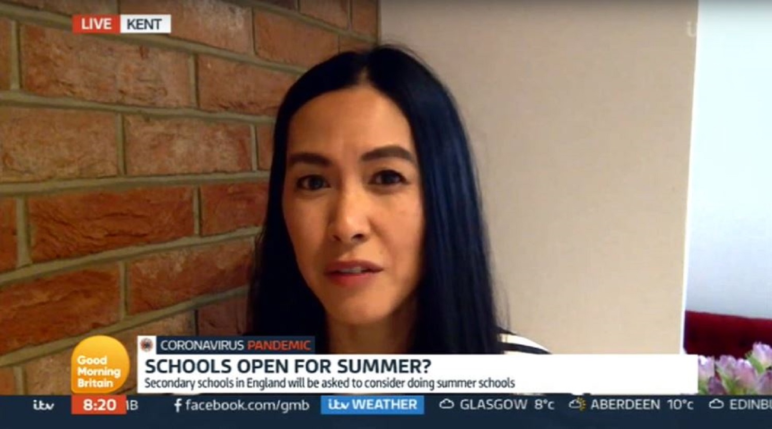 Debbie Le on ITV show good morning britain