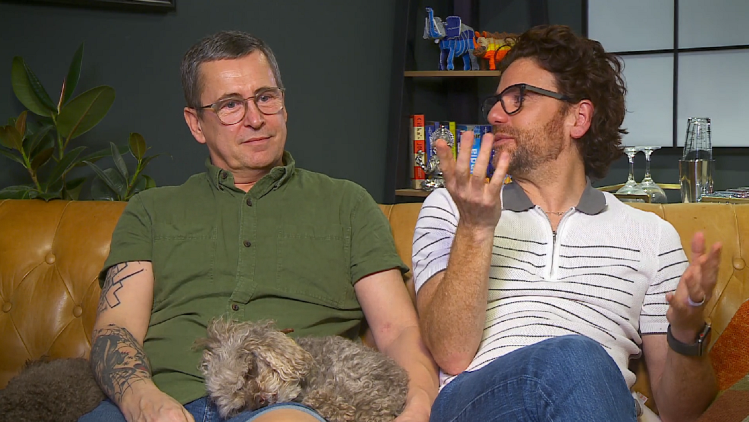 Stephen and Daniel in Gogglebox 2021