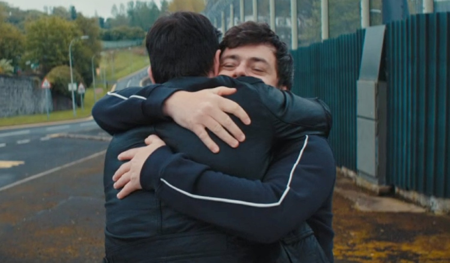Jack hugging Finn in Marcella