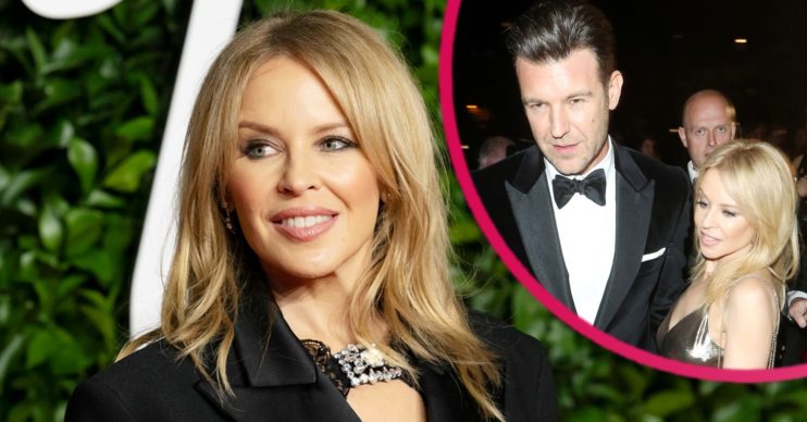 Kylie Minogue engaged
