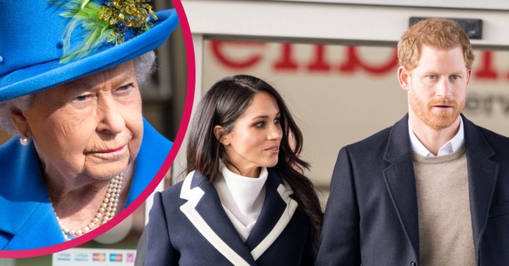 Prince Harry and Meghan The Queen