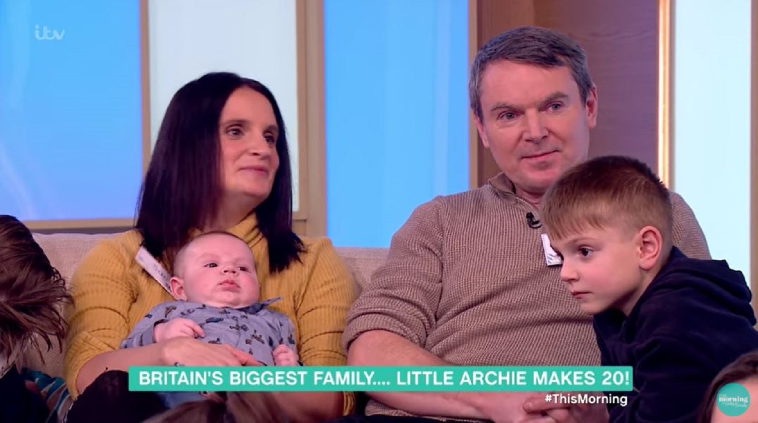 Sue and Noel Radford with two of their children