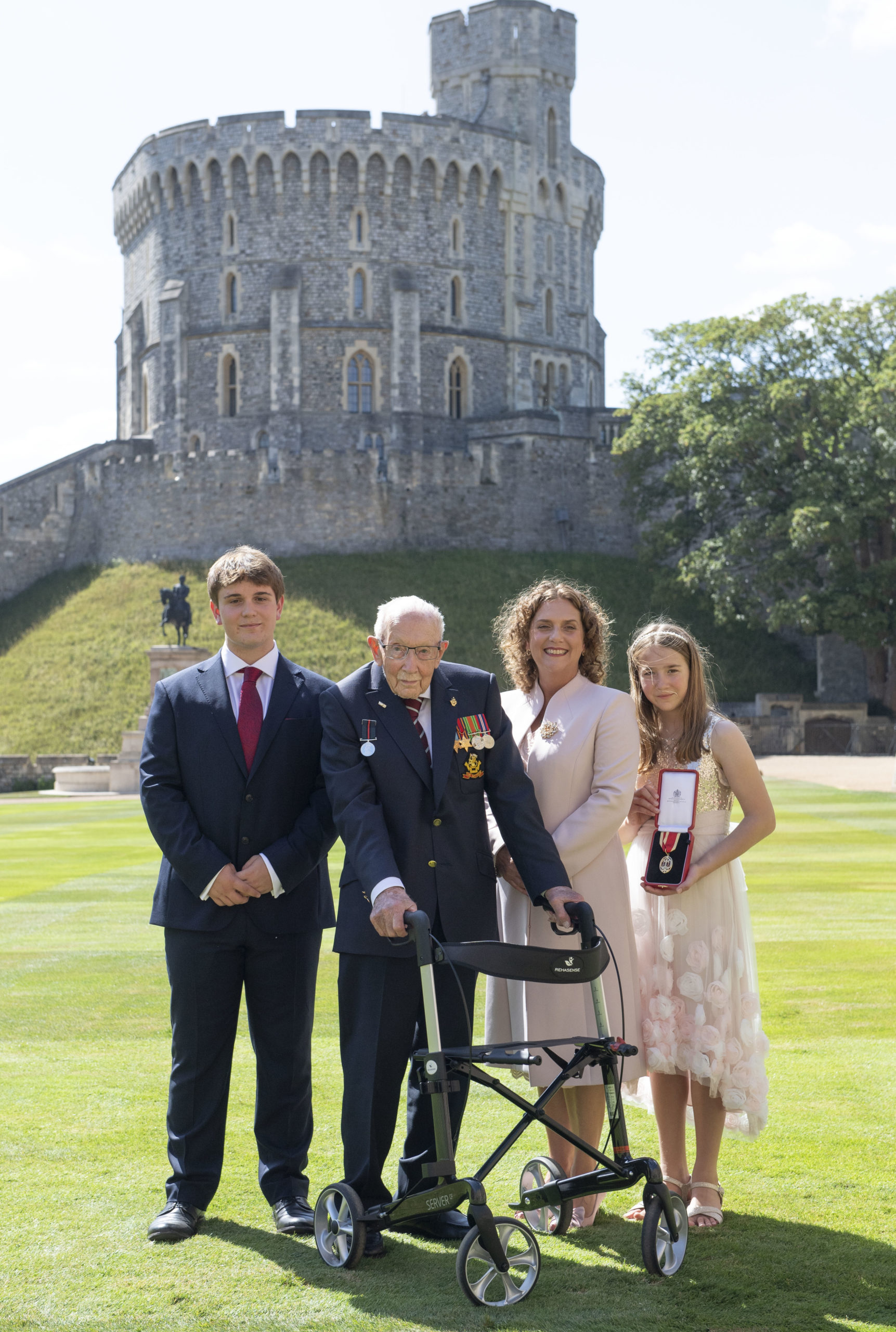 captain tom at Windsor castle
