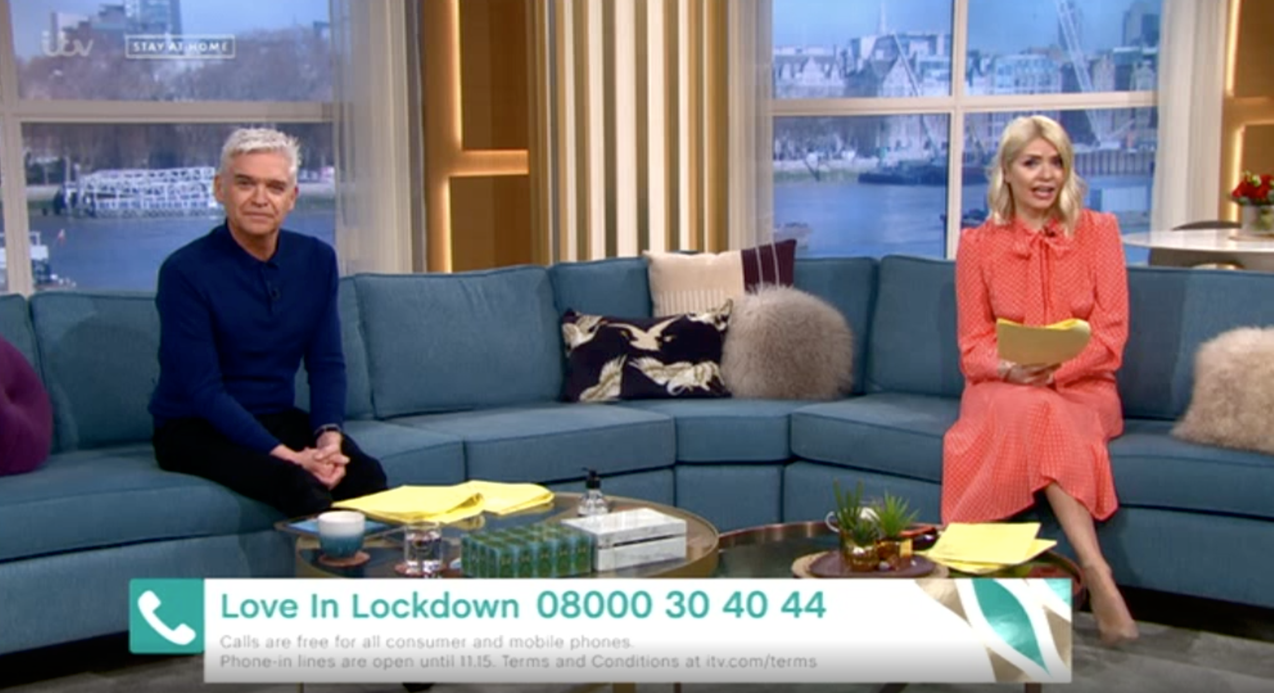 holly Willoughby on this morning