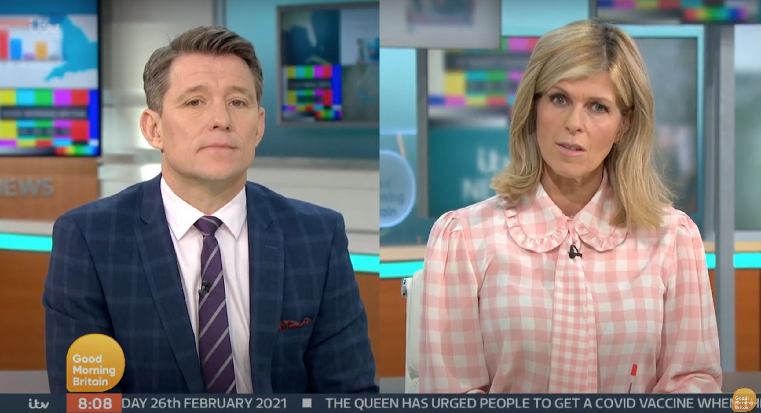 Kate and ben on GMB