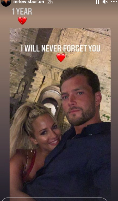 lewis burton caroline flack tribute