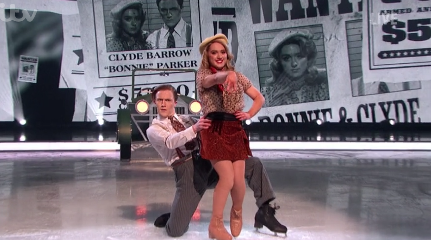 Amy Tinkler on Dancing On Ice